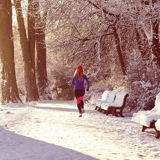 Joggen In Der Kalten Jahreszeit